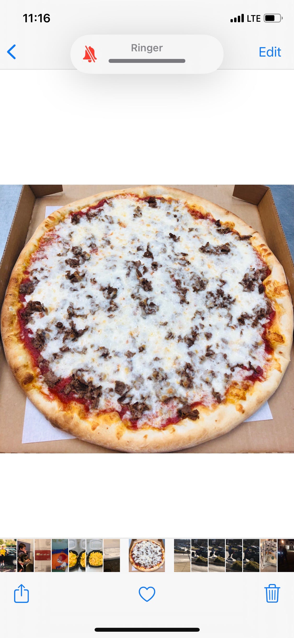 Order Cheesesteak Pizza - Medium 14'' food online from Vip Pizza & Pasta store, Malvern on bringmethat.com