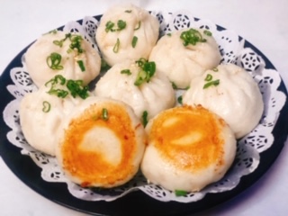 Order 3. Fried Tiny Buns with Pork food online from 456 New Shanghai Cuisine store, New York on bringmethat.com