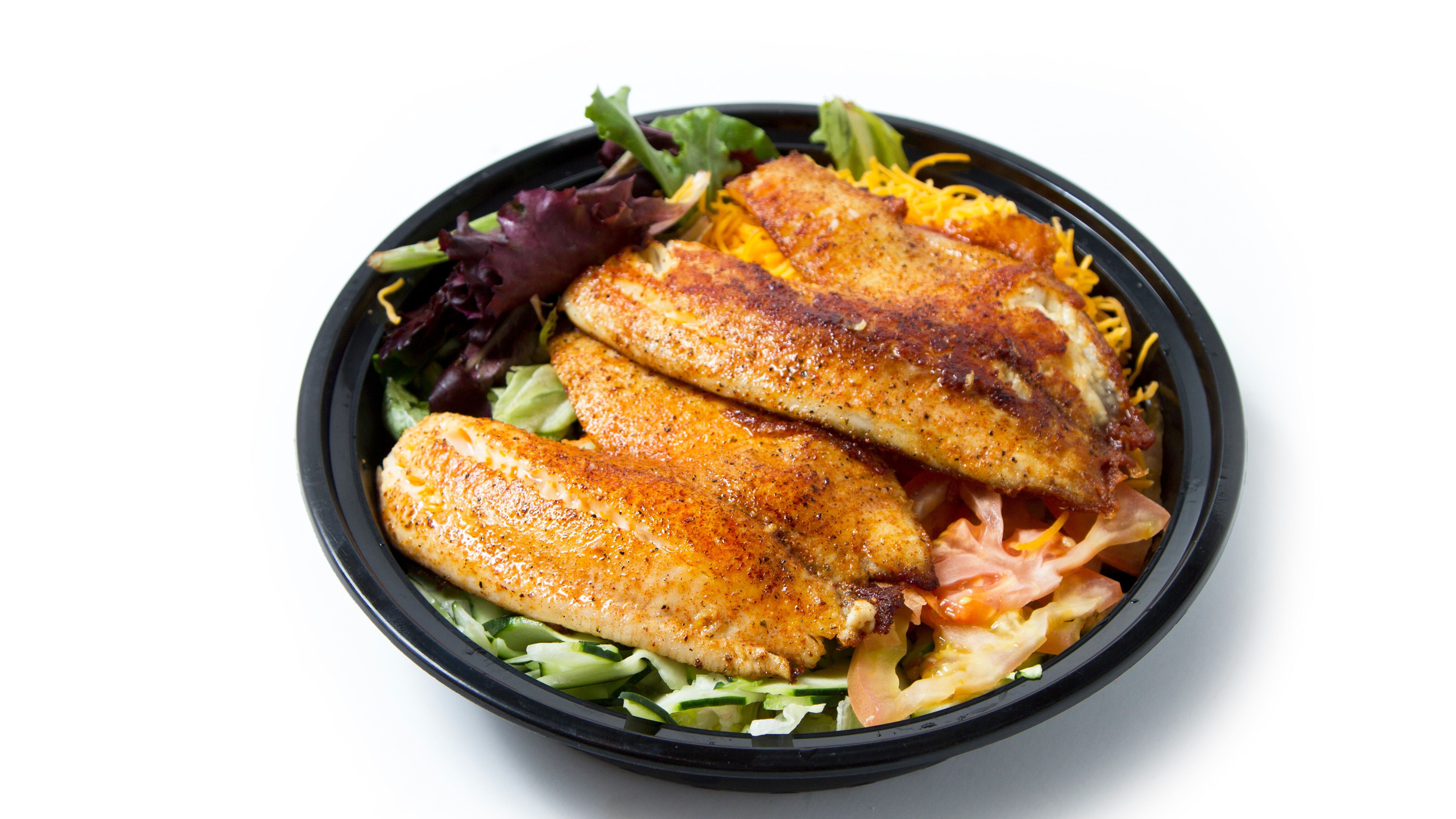 Order Catfish Salad food online from America's Best Wings store, Lewisville on bringmethat.com