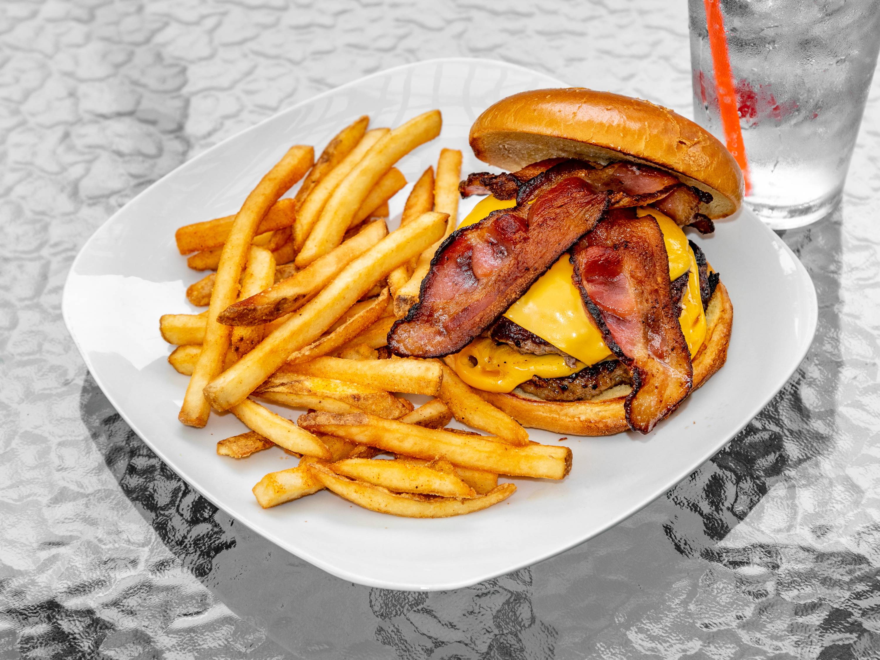 Order Bacon Brat Burger food online from Mt Pockets Bar And Grill store, Appleton on bringmethat.com