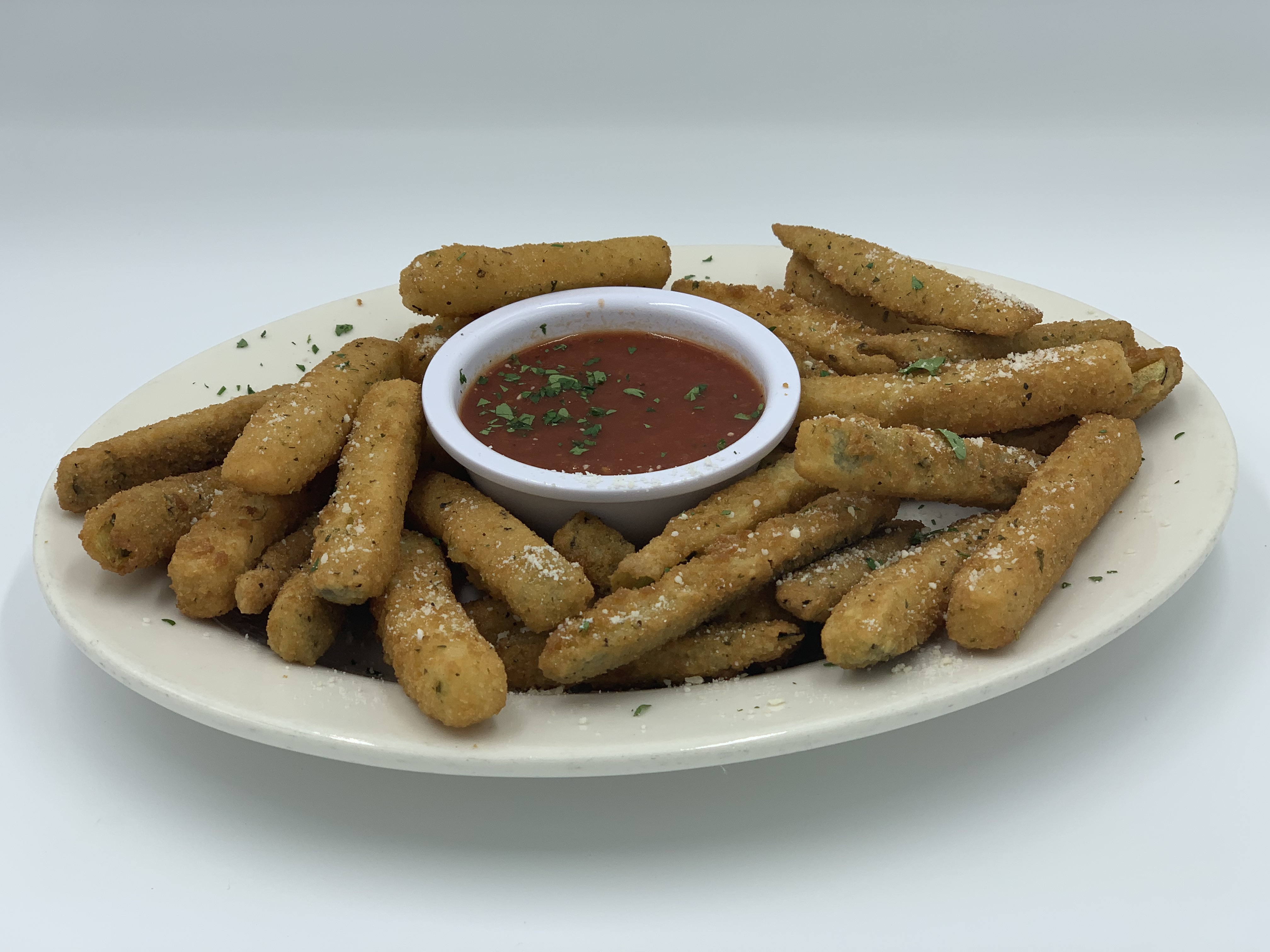 Order Fried Zucchini Sticks food online from Mario's Pizzeria of Seaford store, Seaford on bringmethat.com