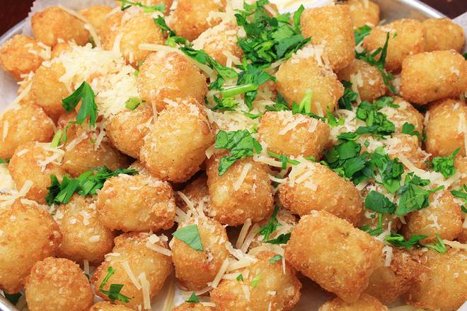 Order Parmesan Truffle Tots food online from Real Deal store, Boston on bringmethat.com