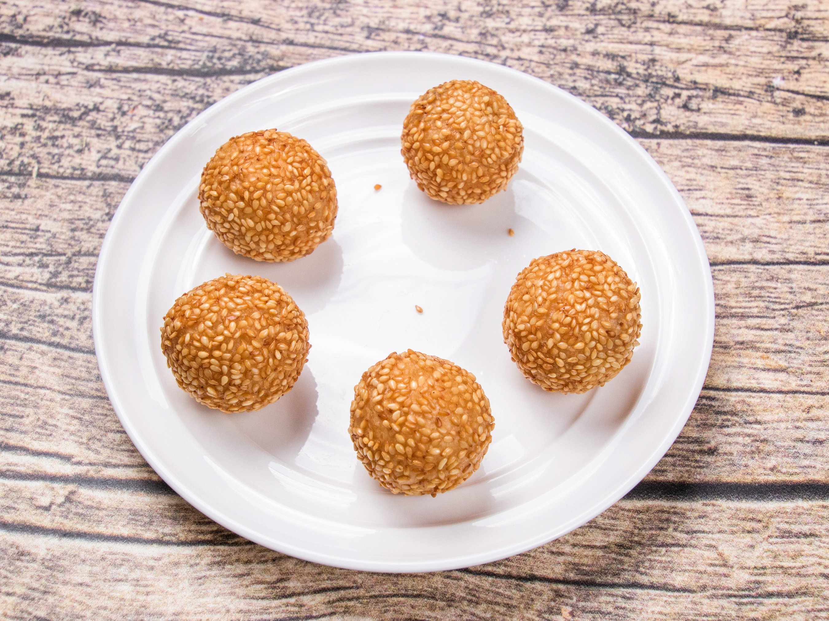Order Sesame Ball(5pcs) food online from Tokyo Bay Restaurant store, Roswell on bringmethat.com