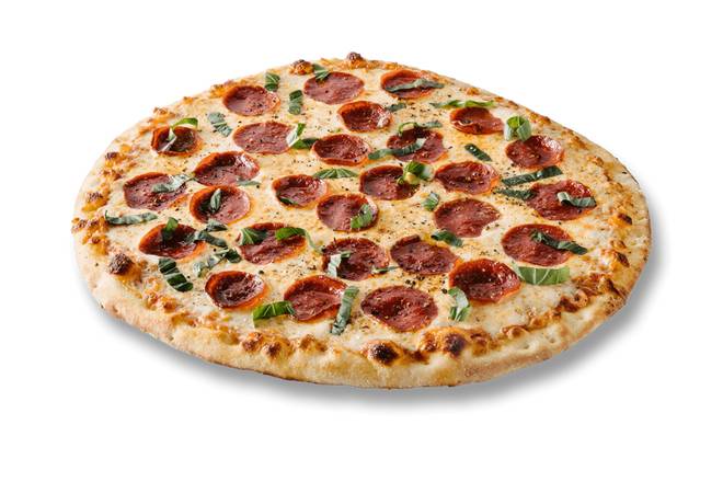 Order 14" Simple Basil food online from La Fresca Pizza store, Houston on bringmethat.com