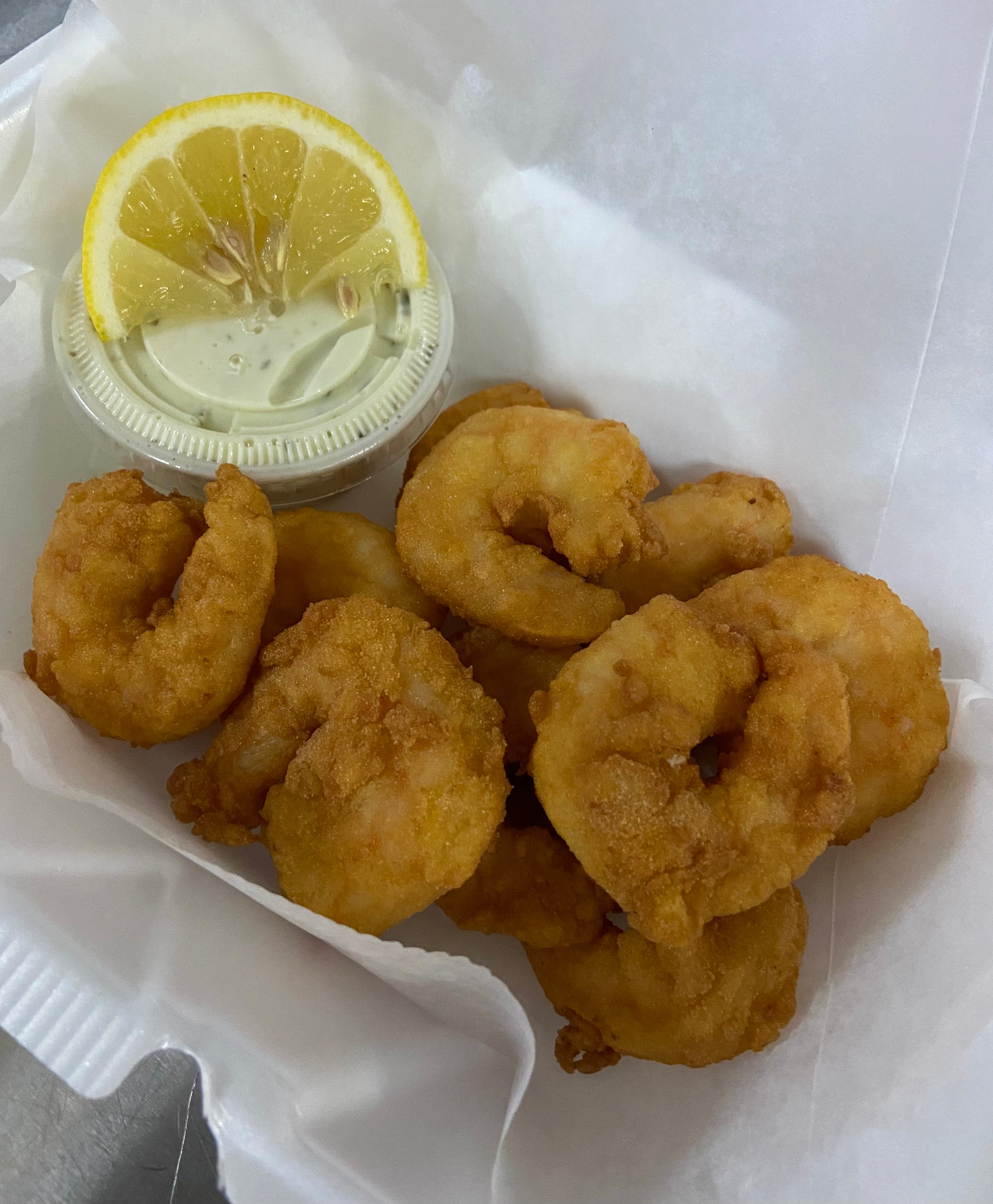 Order Fried Jumbo Shrimp - Appetizers food online from C & S Pizza store, Winchendon on bringmethat.com