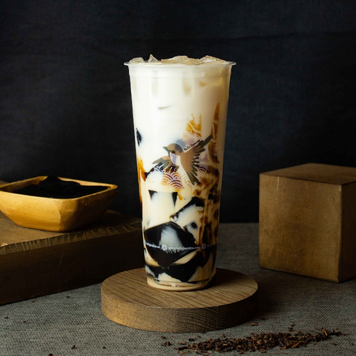Order Grass Jelly Milk food online from Hello Jasmine store, Chicago on bringmethat.com