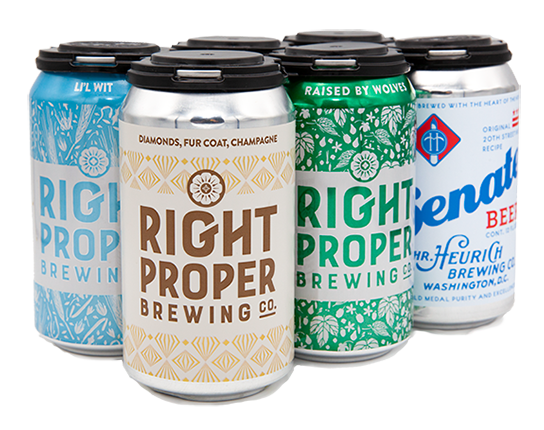 Order Mixed 6-pk food online from Right Proper Brewing Company store, Washington on bringmethat.com