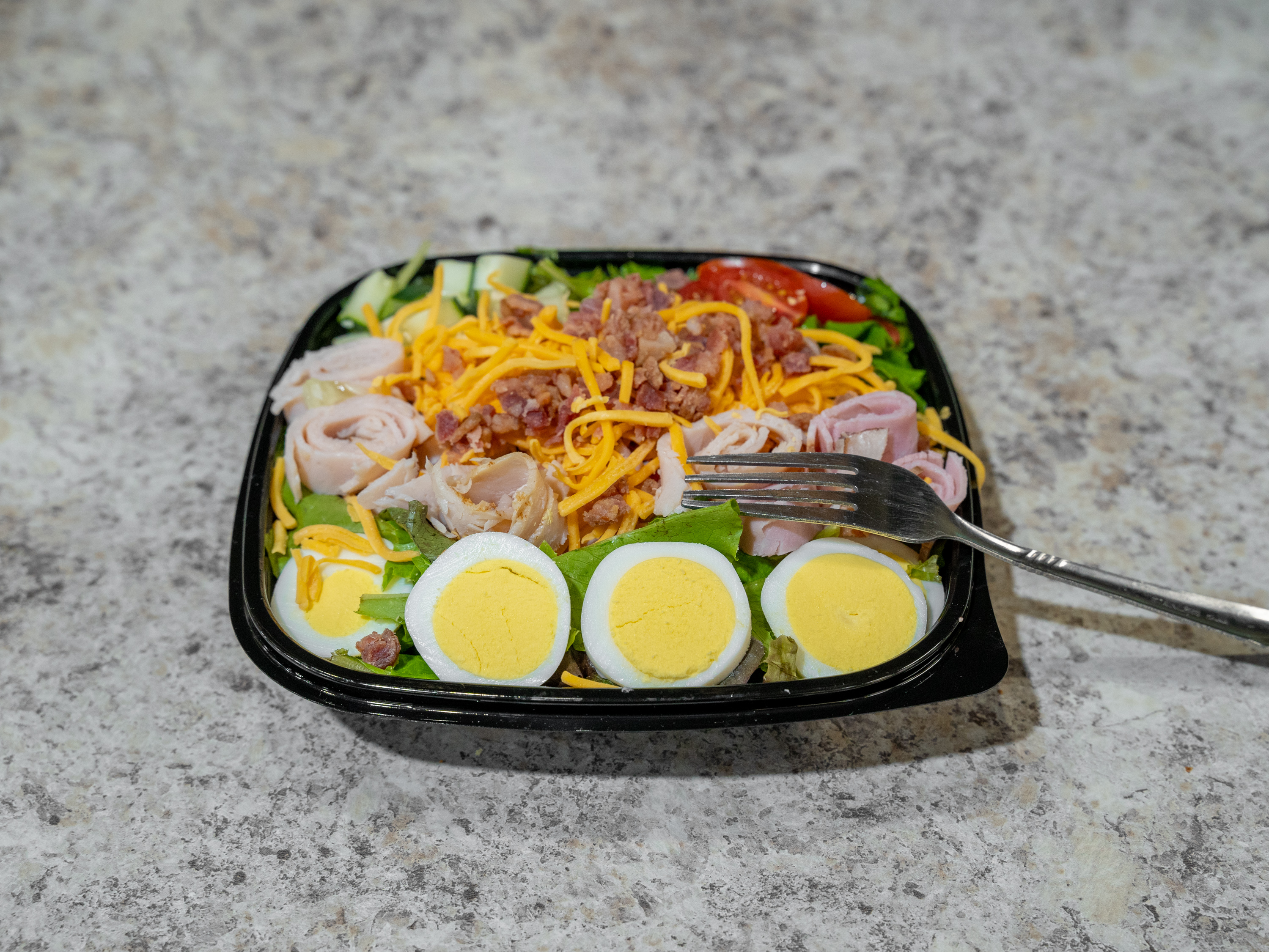 Order Deluxe Chef Salad Black Forest Ham food online from Trunnell Gourmet Deli On 54 store, Owensboro on bringmethat.com