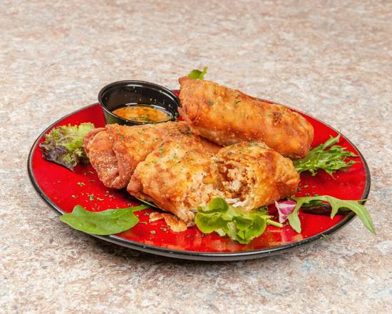 Order Seafood Egg Rolls (3 pcs) food online from Dope N Delicious Llc store, New Haven on bringmethat.com