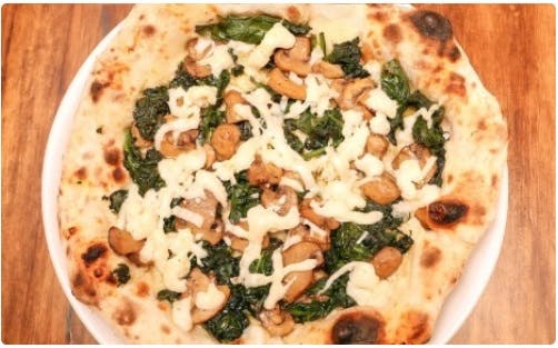 Order Braccio Di Ferro Vegan Pizza - Personal 12'' (6 Slices) food online from Dellarocco's of Brooklyn store, Brooklyn Heights on bringmethat.com