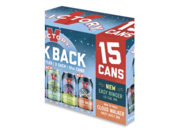 Order Victory Kick Back Can Pack - 15x 12oz Cans food online from Kirby Food & Liquor store, Champaign on bringmethat.com
