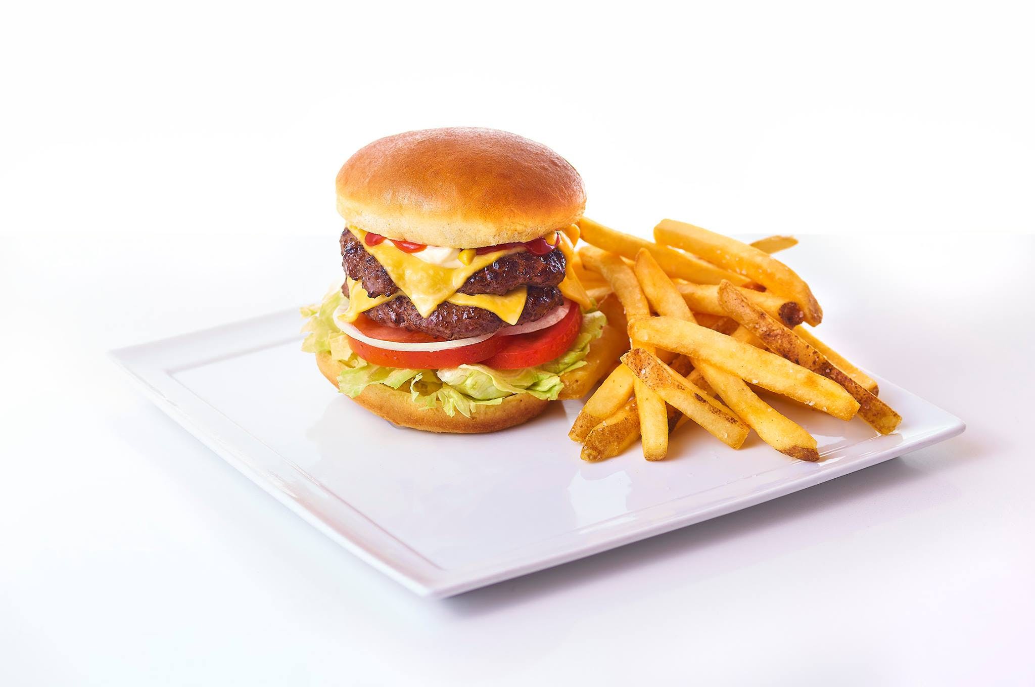 Order Double Cheeseburger - Burger food online from Paisano Pizza store, Vienna on bringmethat.com