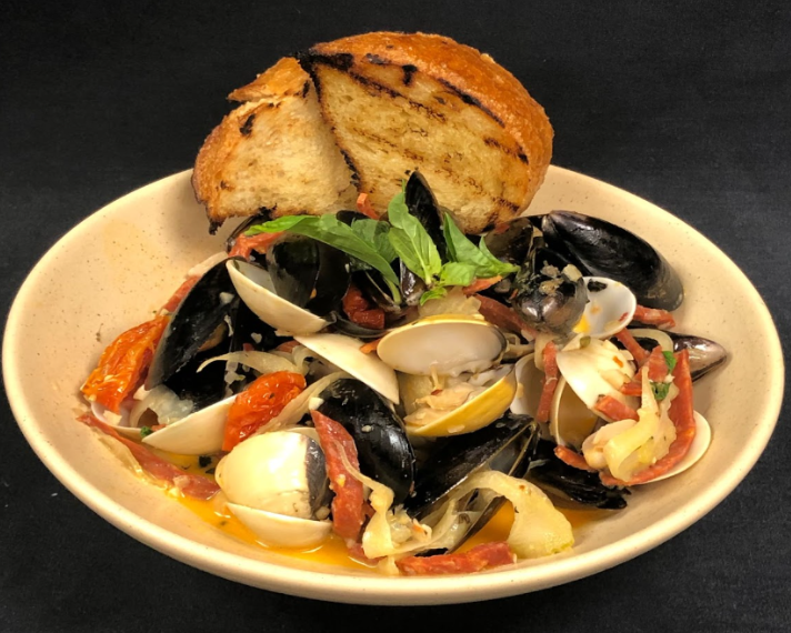 Order Catalan Clams and Mussels food online from TAPS Fish House & Brewery store, Corona on bringmethat.com