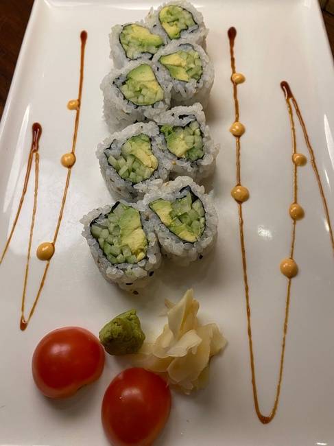 Order Cucumber Avocado Roll food online from Bamboo Restaurant store, Southampton on bringmethat.com