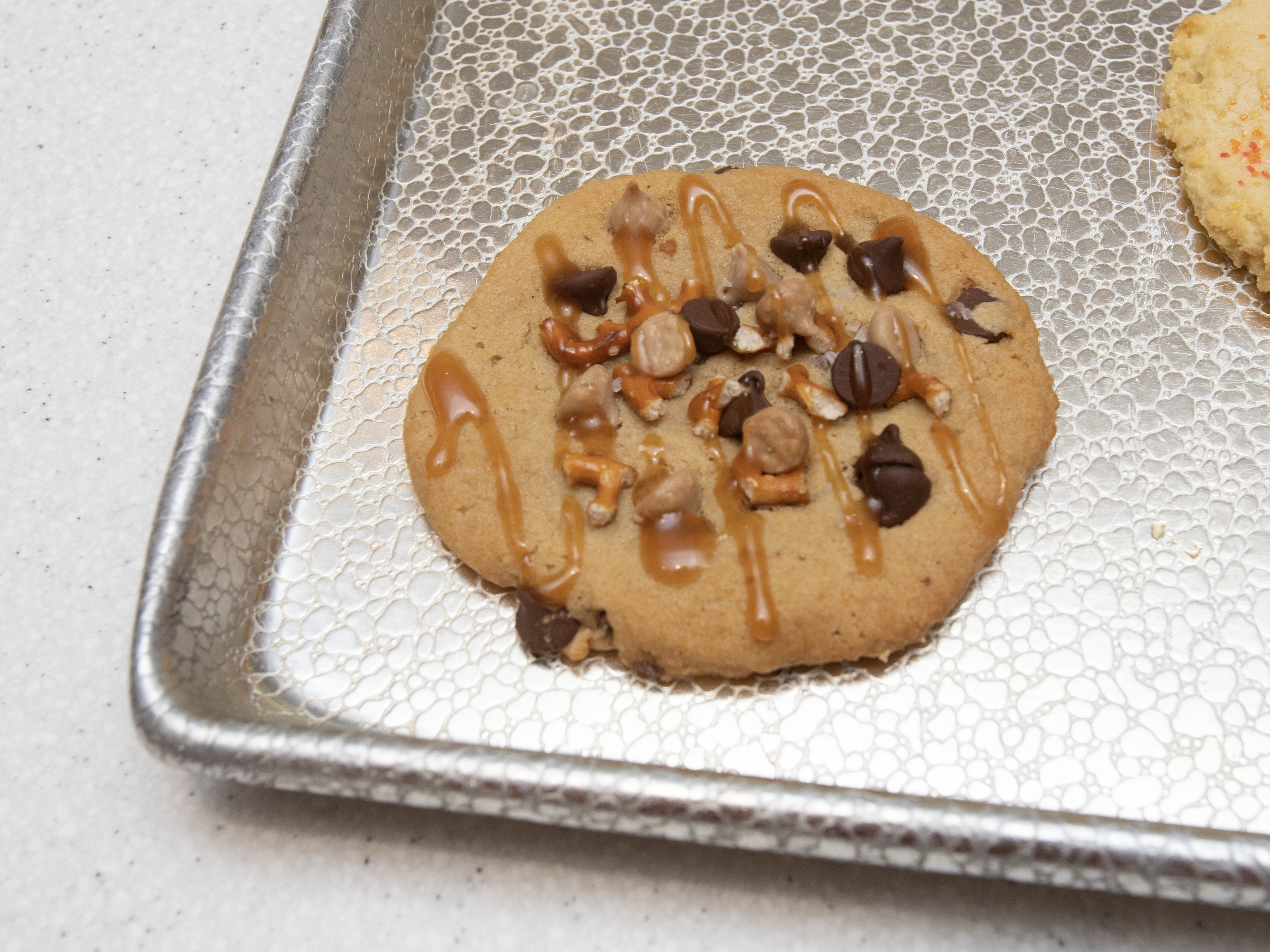 Order Salted Caramel Cookie food online from The Cookie Company store, Omaha on bringmethat.com