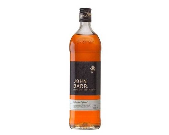 Order John Barr Blended Scotch Whisky 750 ML food online from Plaza Liquor store, Jurupa Valley on bringmethat.com