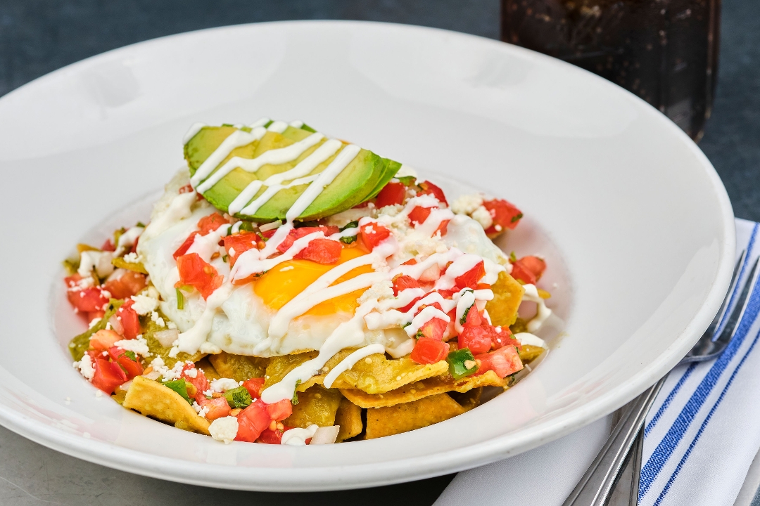 Order Chilaquiles food online from Skillet Diner store, Seattle on bringmethat.com
