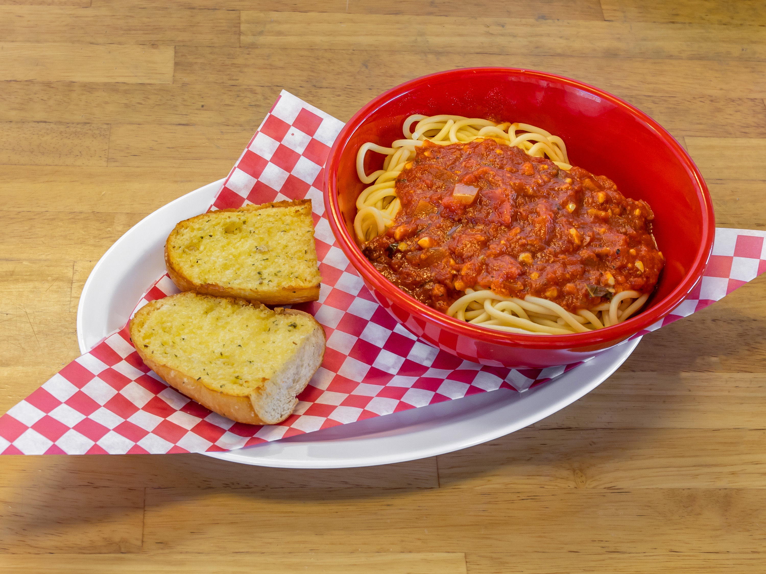 Order Spaghetti with Marinara food online from Zeppo Pizza store, Bakersfield on bringmethat.com