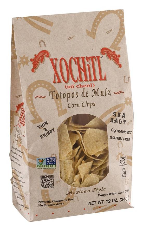 Order Xochitl So Cheel White Corn Chips Organic Sea Salt (8 oz) food online from Rite Aid store, Yamhill County on bringmethat.com