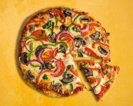 Order Crave Deluxe Pizza (Small) food online from Bella Pizza store, San Antonio on bringmethat.com