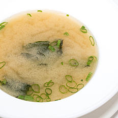 Order Miso Soup  小 food online from Jin's Fine Asian Cuisine store, Brookline on bringmethat.com