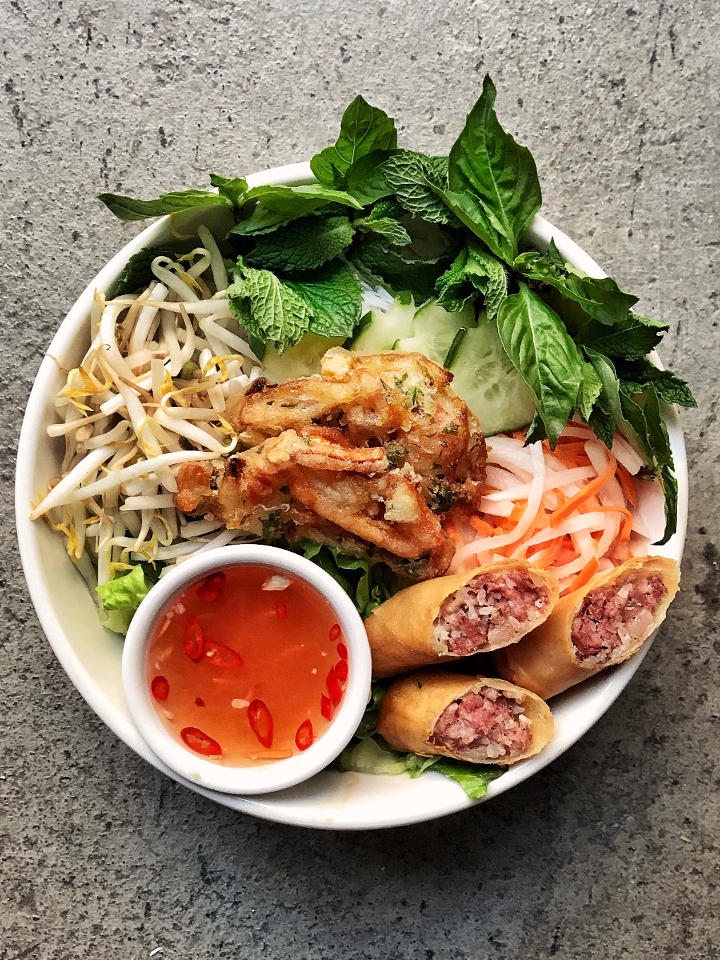 Order Vietnamese Bún Chả Vermicelli Bowl food online from The Expat store, New York on bringmethat.com