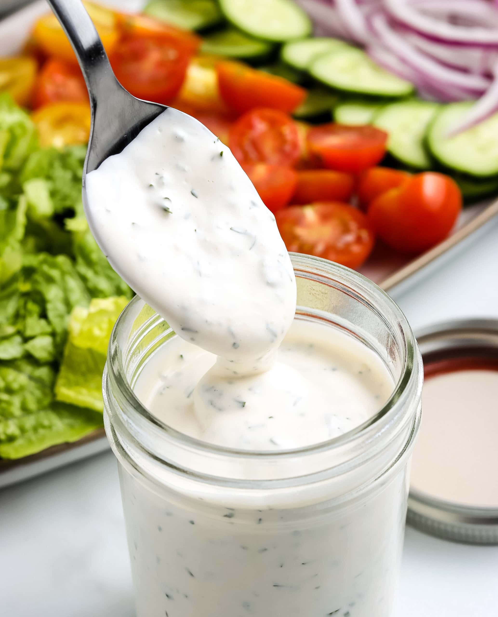 Order 5 oz Homemade Ranch Dressing food online from Ameci Pizza & Pasta store, Thousand Oaks on bringmethat.com