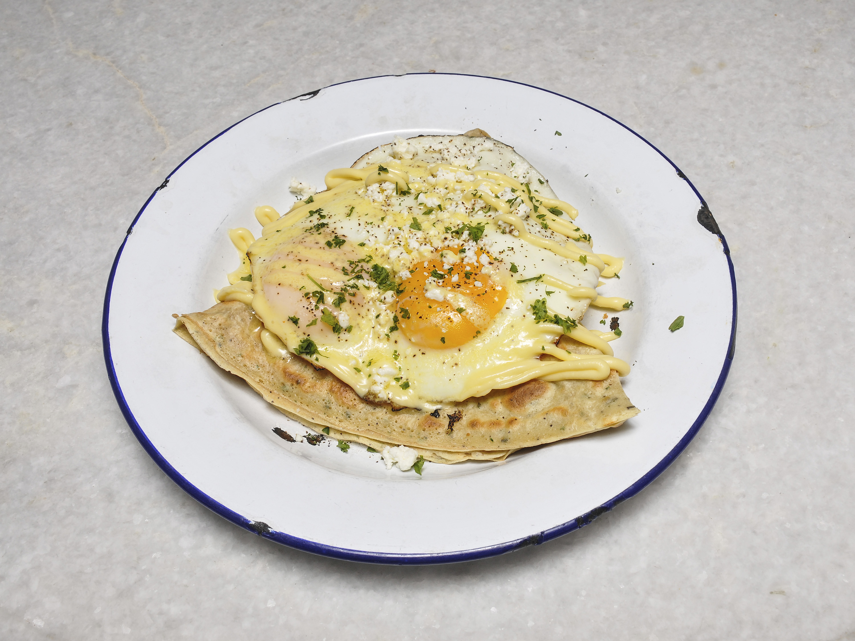 Order Crepe 'B food online from Press Coffee + Crepes store, Graham on bringmethat.com