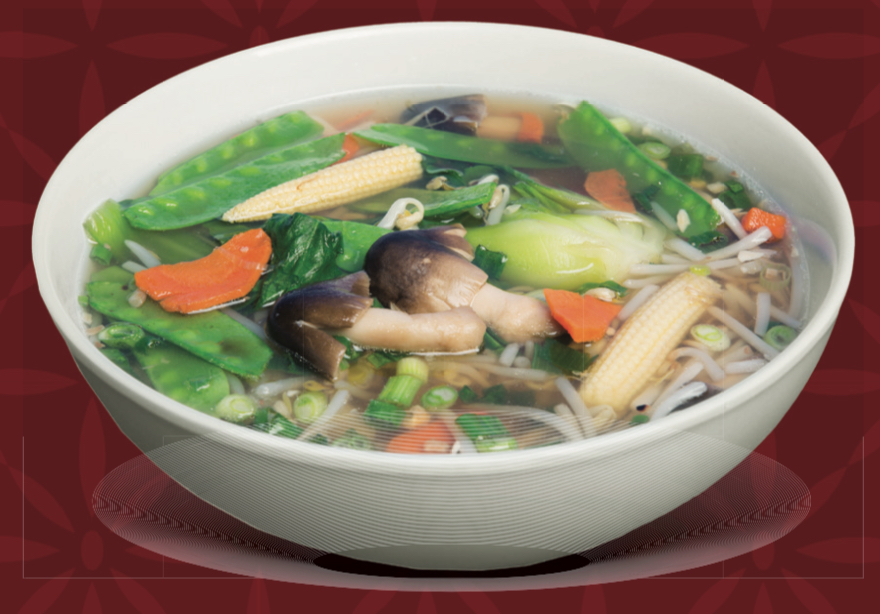 Order 24. Mix Vegetable Big Rice Noodle Soup food online from Kim Chuy Restaurant store, Los Angeles on bringmethat.com