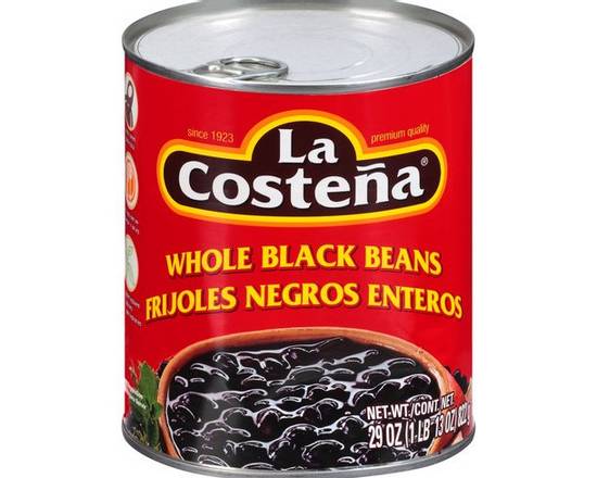 Order La Costena Whole Black Beans (29 oz) food online from Ctown Supermarkets store, Uniondale on bringmethat.com
