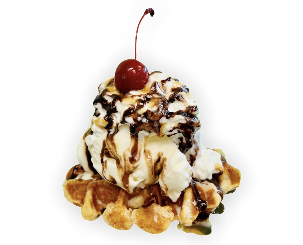 Order Hot Waffle Sundae food online from Neveria Un Limon store, Denver on bringmethat.com