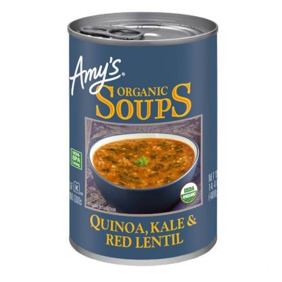 Order Amy's Organic Soup - Kale Quinoa & Lentil 14oz food online from Pink Dot store, Chino Hills on bringmethat.com