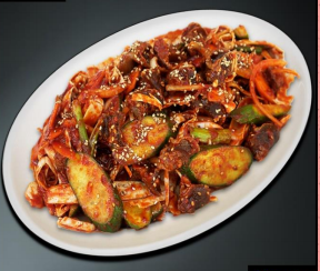 Order [J2] 골뱅이 무침 / Spicy Escargot with Vegetables food online from Jjang Restaurant store, Buena Park on bringmethat.com