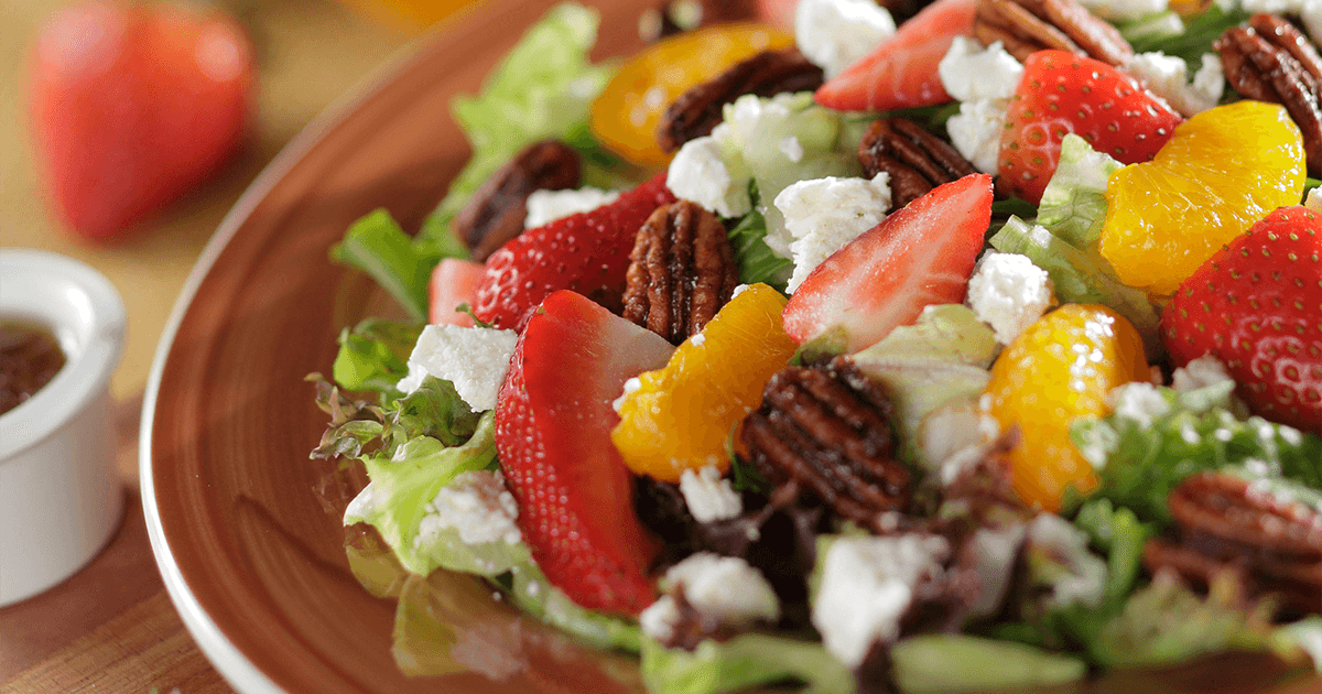 Order Strawberry Pecan Salad food online from Colton Steakhouse & Grill store, Collinsville on bringmethat.com