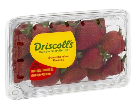 Order Driscoll's · Strawberries (16 oz) food online from Shaw's store, Newburyport on bringmethat.com