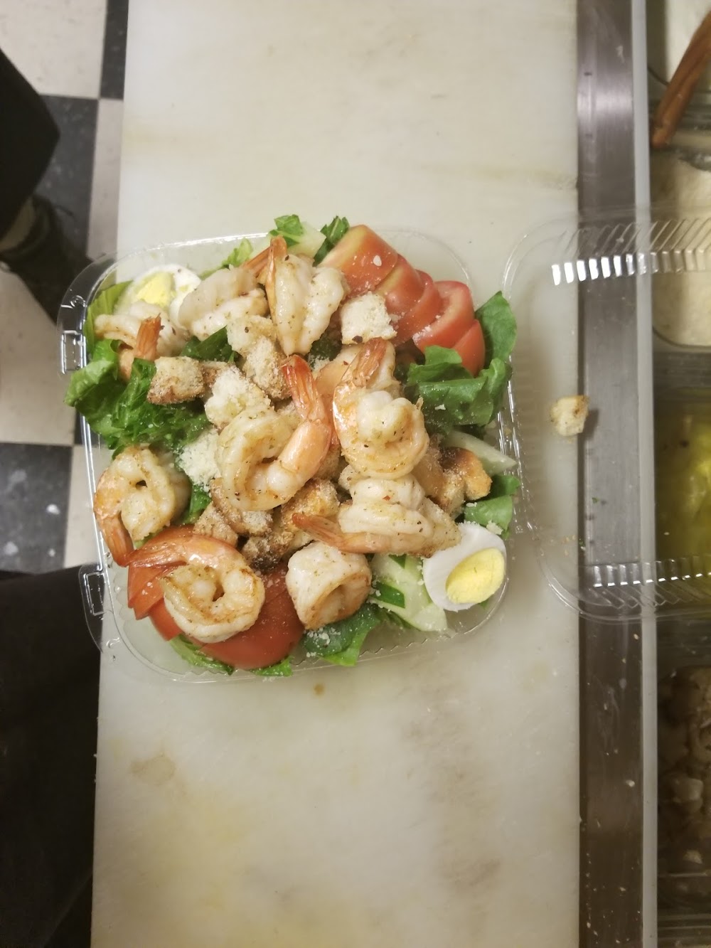 Order Caesar Salad with Shrimp food online from Gaetano Of Maple Shade store, Maple Shade on bringmethat.com