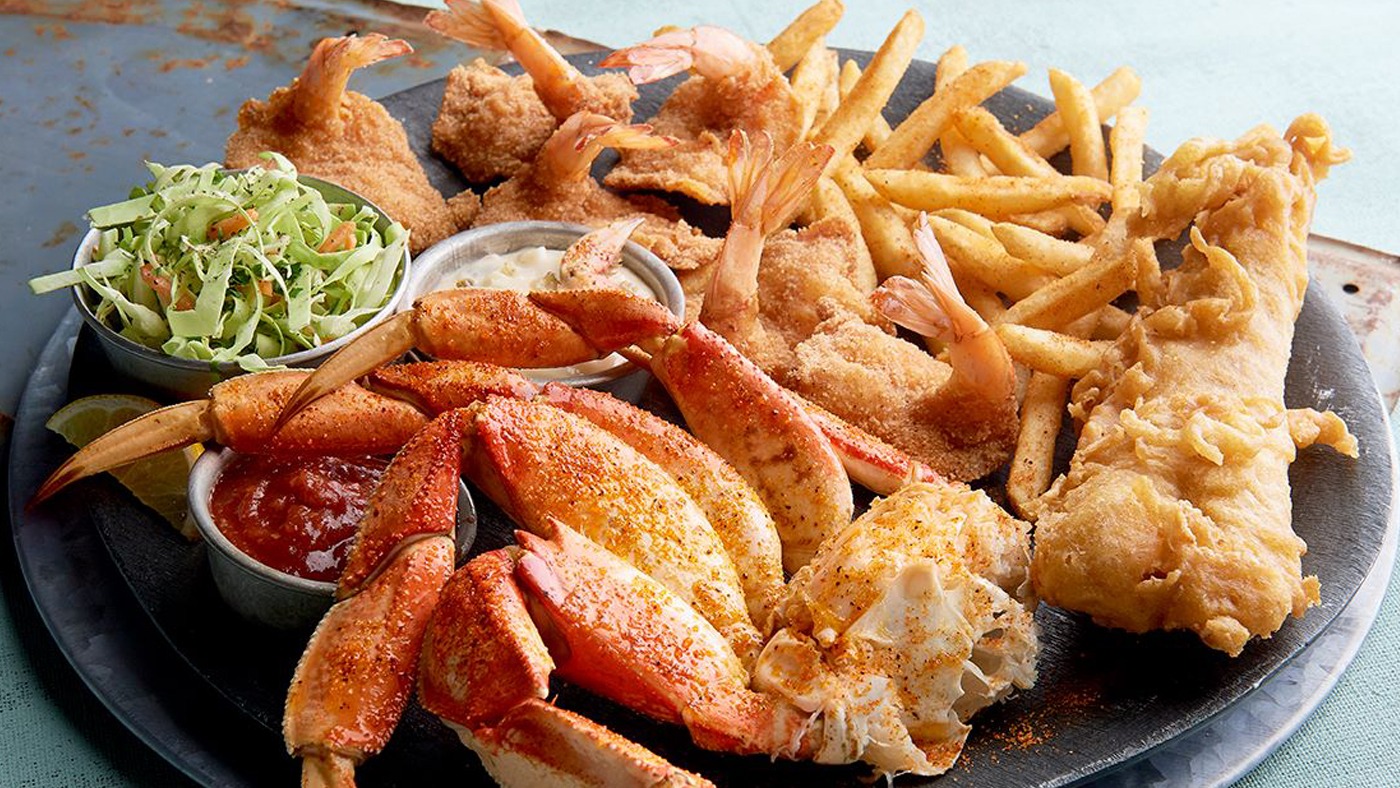 Order Captains Plate food online from Joe's Crab Shack store, Colorado Springs on bringmethat.com