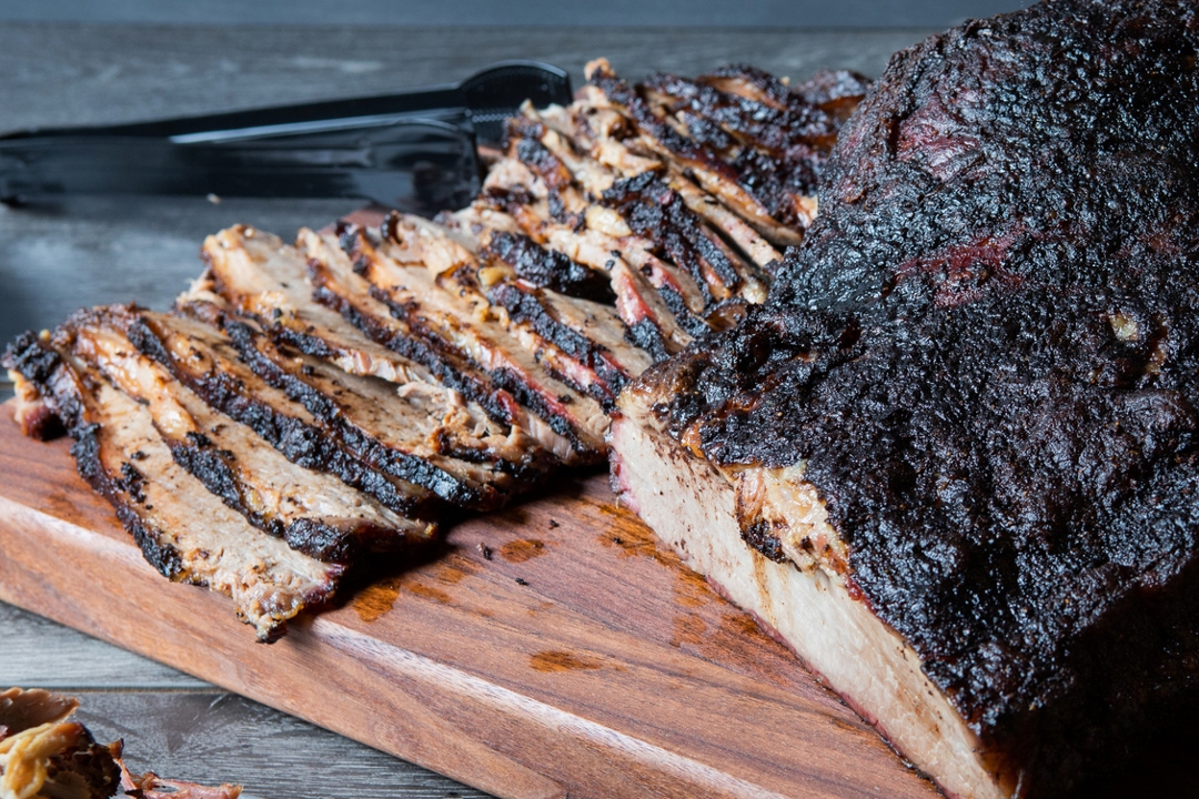 Order 1LB Texas Brisket food online from Red Hot & Blue store, North Richland Hills on bringmethat.com