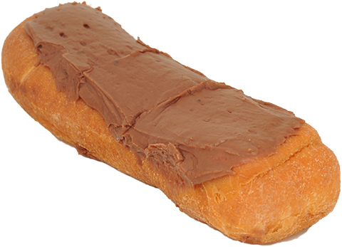 Order Chocolate Iced Stick Donut food online from Jack Donuts store, Kokomo on bringmethat.com