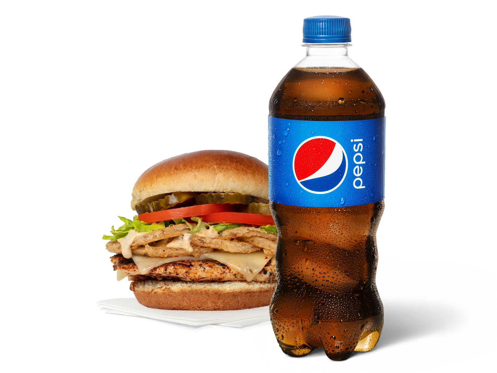 Order Louisiana-Style Chicken Sandwich & Pepsi food online from Pep Place store, Yuma on bringmethat.com