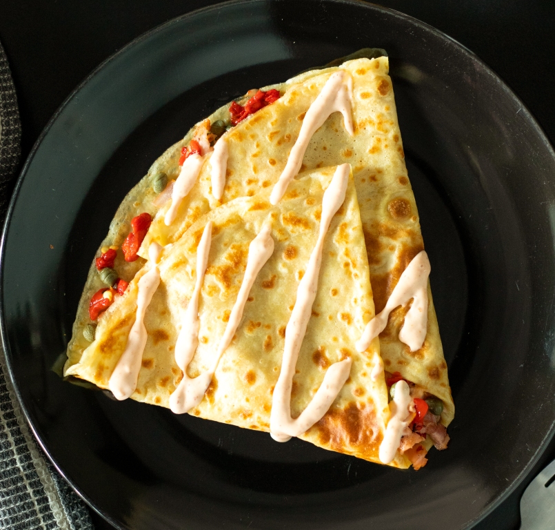 Order Saumon Crepe food online from Lamia Crepes store, Virginia Beach on bringmethat.com