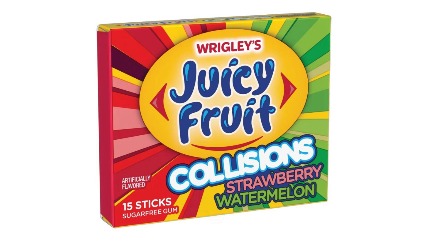 Order Juicy Fruit Collisions Strawberry Watermelon 15 CT food online from Robert Market store, Los Angeles on bringmethat.com