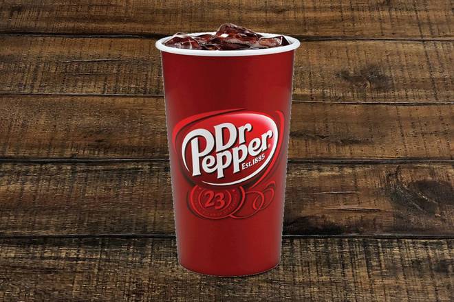 Order Large Dr. Pepper food online from Lee Famous Recipe Chicken store, Brookville on bringmethat.com