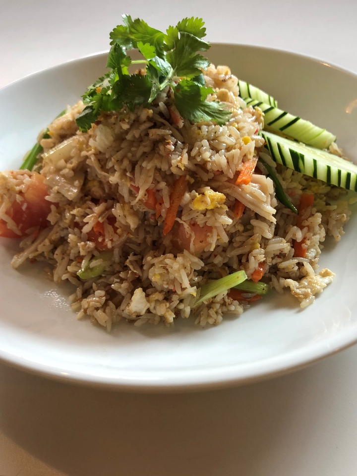Order #.25 Crab Fried Rice food online from Family Thais Asian Bistro store, Dallas on bringmethat.com