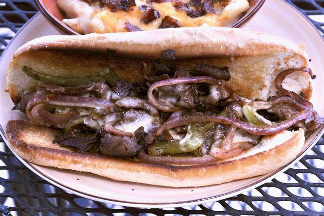 Order Philly Cheesesteak food online from Cedarcrest Grill store, Dallas on bringmethat.com