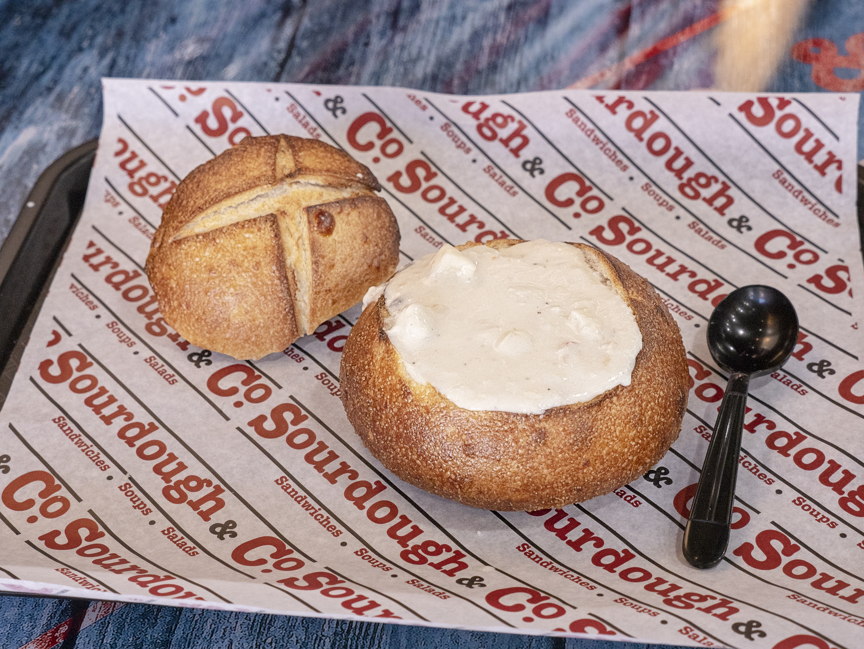 Order Clam Chowder Bread Bowl food online from Sourdough & Co. store, Novato on bringmethat.com