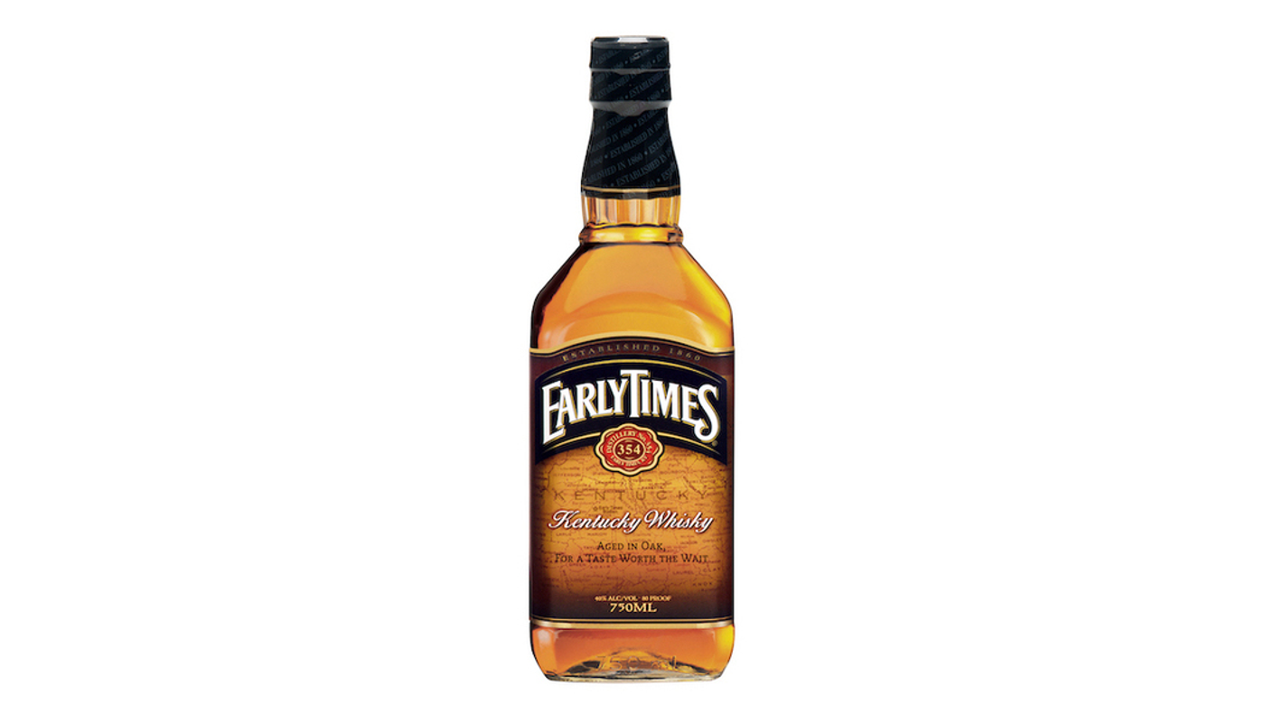 Order Early Times Kentucky Whisky 375mL food online from House Of Cigar & Liquor store, Redondo Beach on bringmethat.com