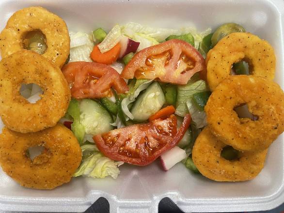 Order Chicken rings over salad  food online from Kennedy Fried Chicken store, Monticello on bringmethat.com