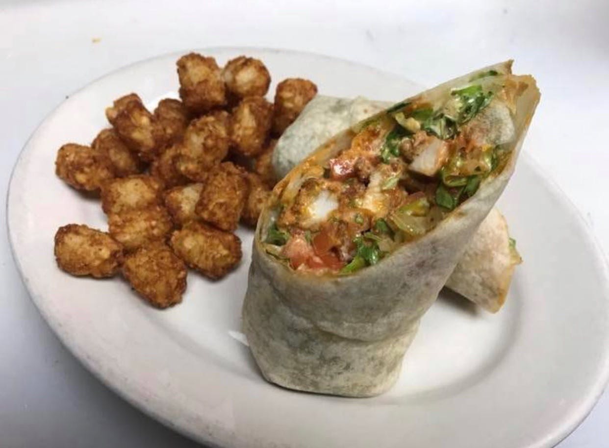 Order Blackened Chicken Wrap - Wrap food online from Old Towne Pizza Pub store, Chicago on bringmethat.com