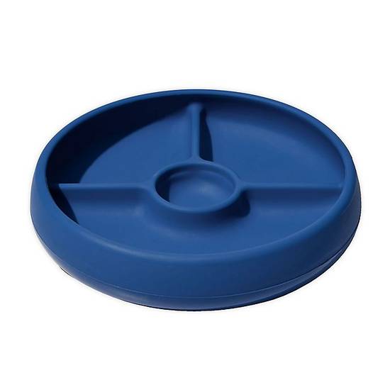 Order OXO Tot® Silicone Divided Dinner Plate in Navy food online from Bed Bath & Beyond store, Lancaster on bringmethat.com
